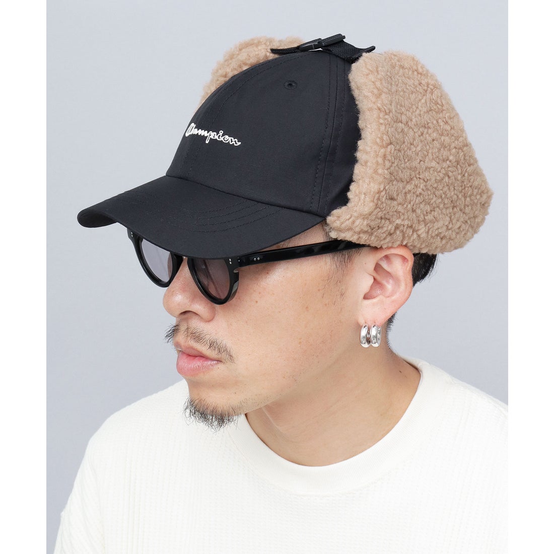 チャンピオン Champion フライトキャップ ボア （ブラック