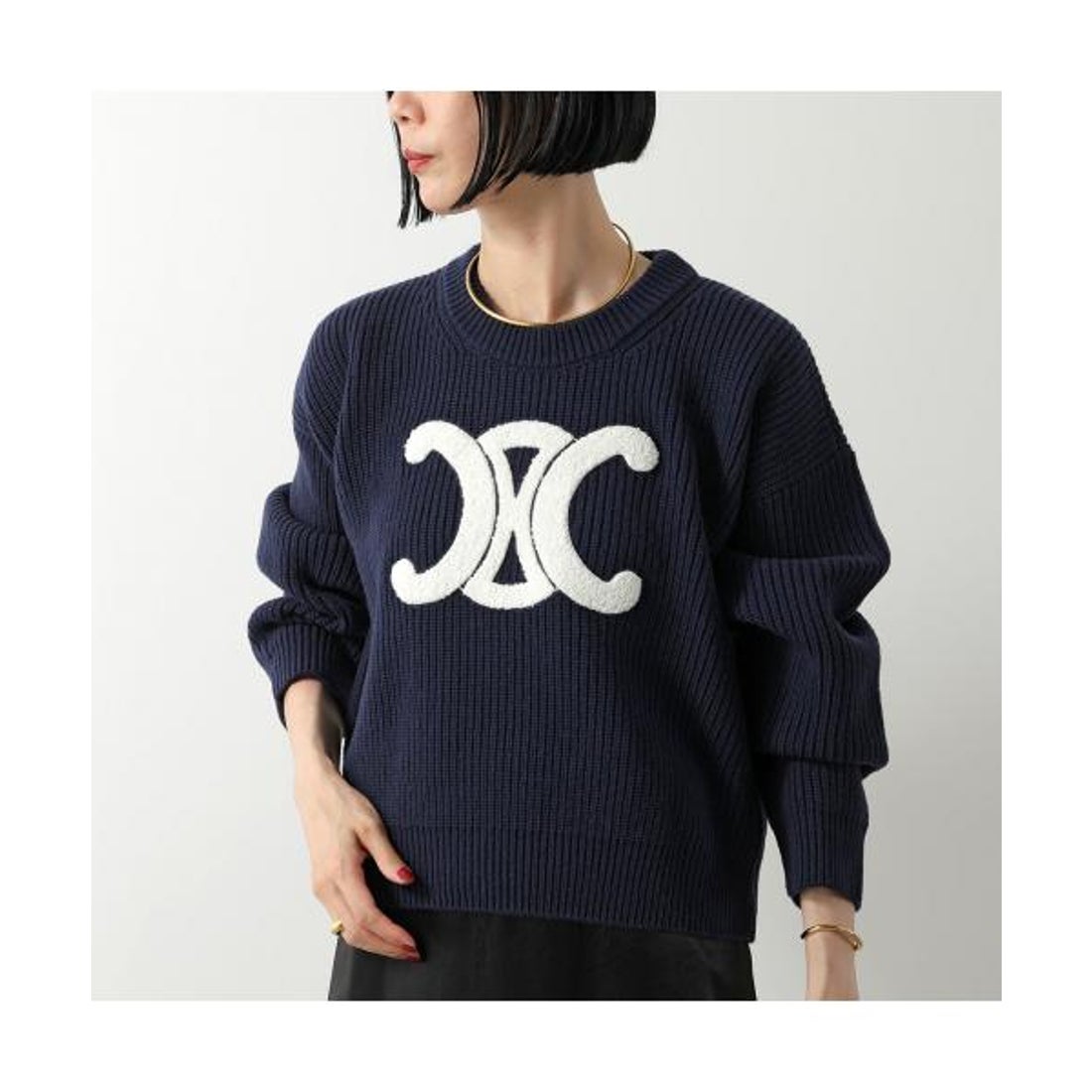 セリーヌ CELINE CELINE ニット RY0GS423P 長袖 ウール （07MR