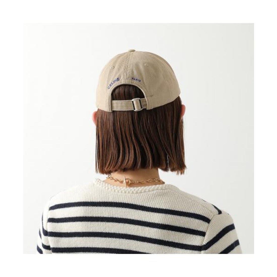 セリーヌ CELINE CELINE ベースボールキャップ VIVIENNE AA0GV2U74