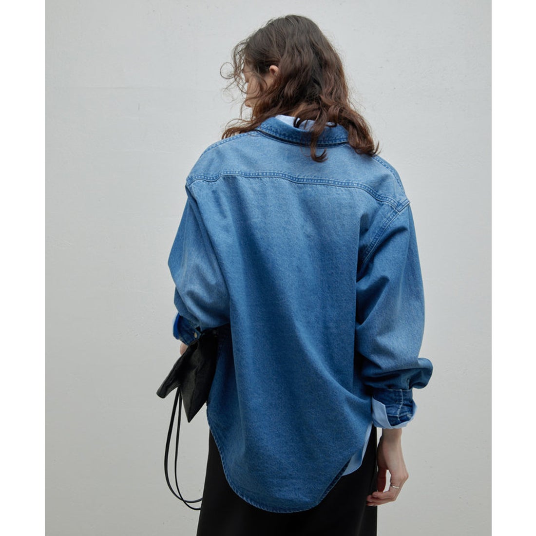 ガリャルダガランテ GALLARDAGALANTE デニムシャツ （blue） -靴