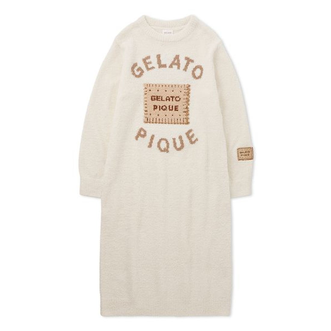 ジェラートピケ gelato pique パウダービスケットジャガードワンピース