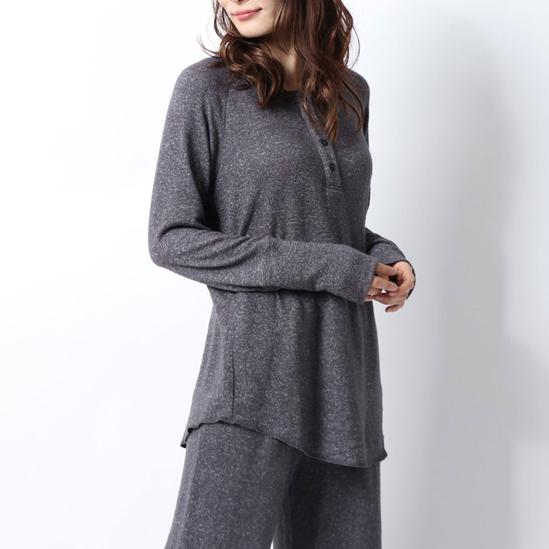 ジェラートピケ gelato pique スノーパジャマプルオーバー （グレー