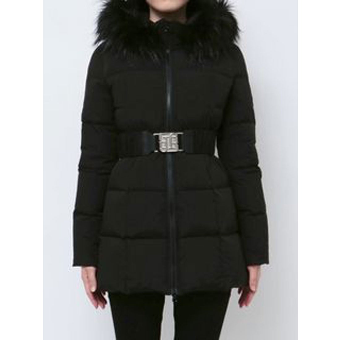 ジェイダ GYDA GYGYベルト付きロングダウンコート （BGE