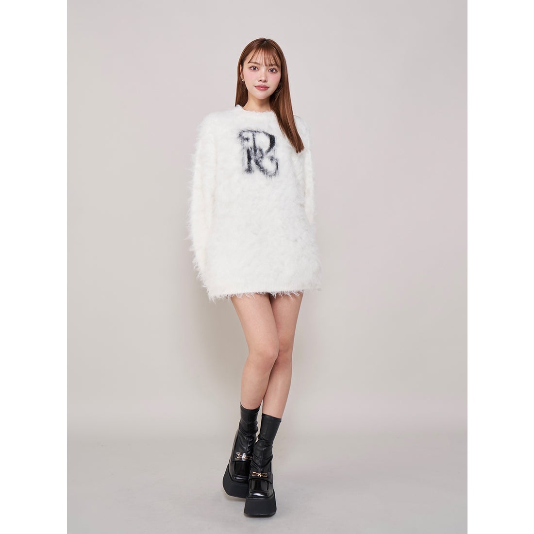 ダーリッチ Darich DRニットプルオーバー （サックス） -ファッション