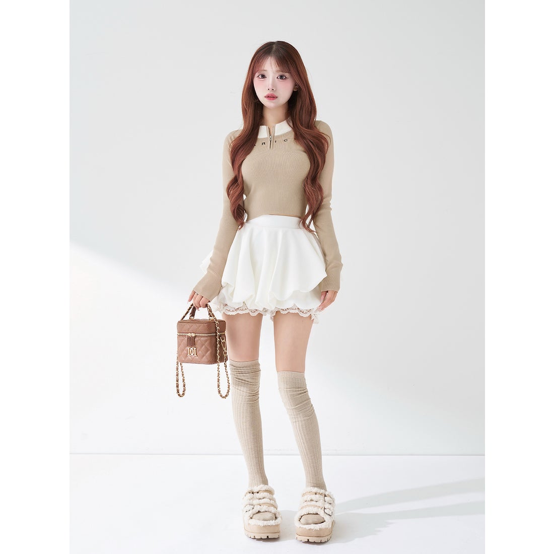 ダーリッチ Darich DARICHニットセットアップ （グレー