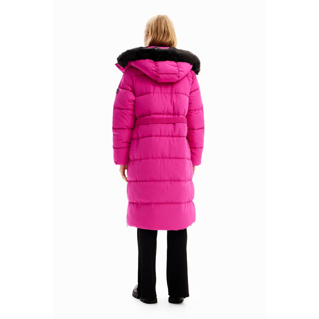 デシグアル Desigual ベルト パデッドコート （ピンク） -アウトレット