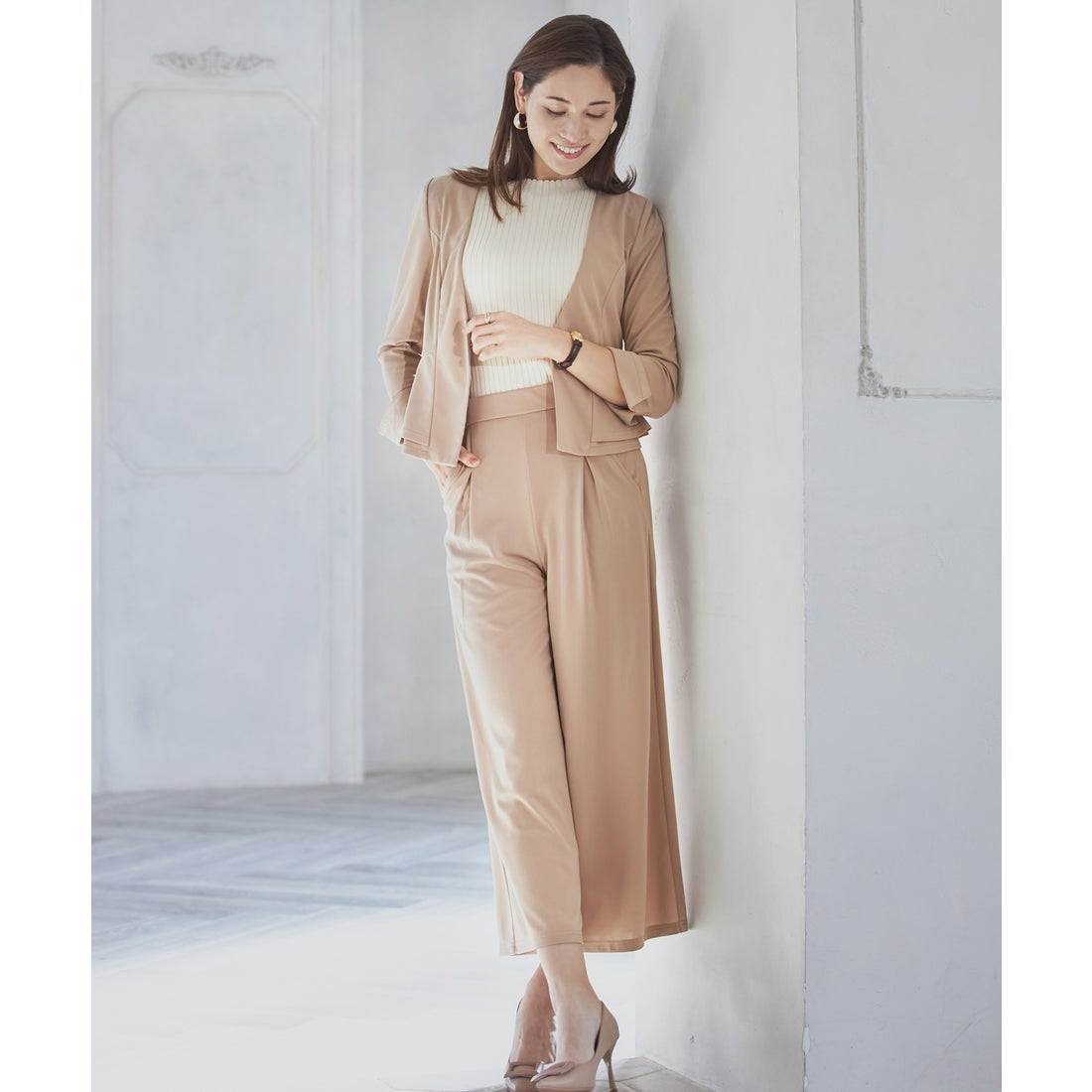 ドレスプラス DRESS+ セットアップ スーツ ウォッシャブル ジャケット