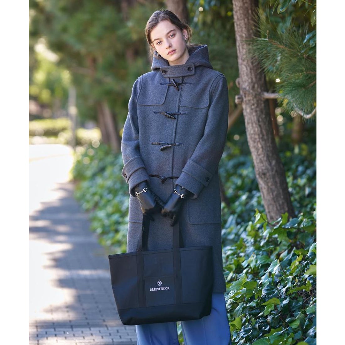 ドレステリア DRESSTERIOR Superfineリサイクルメルトンダッフルコート