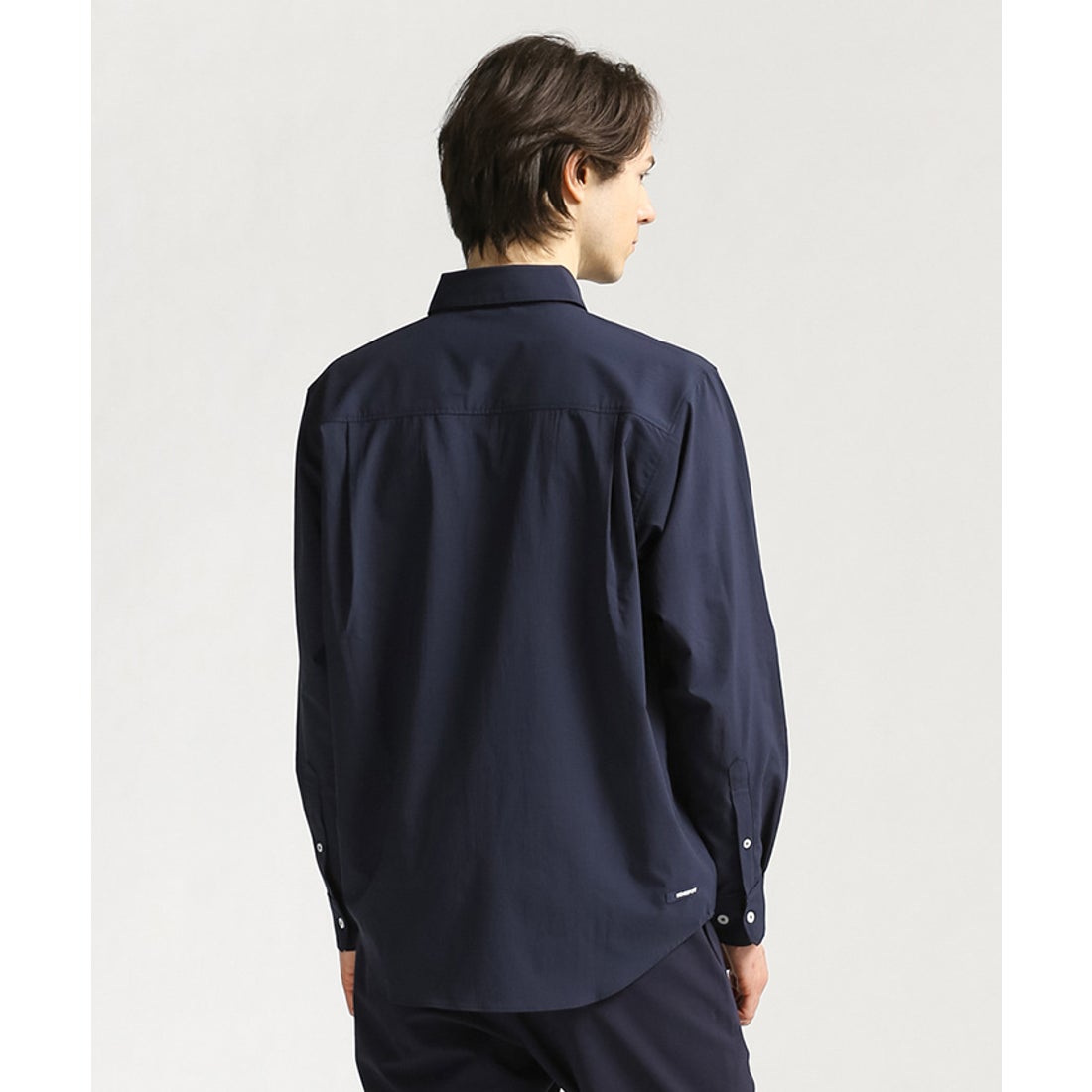 MoveSport ボタンダウン ロングスリーブシャツ （ネイビー） -デサント