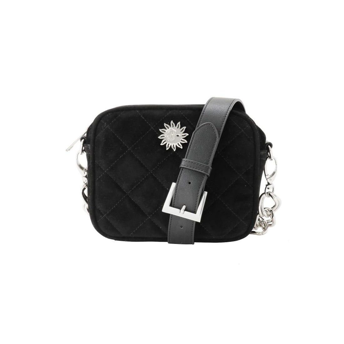 EVRIS キルティングBOXショルダー BAG（ブラック） -ファッション通販