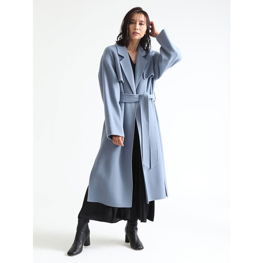 フレイ アイディー FRAY I.D MANTECOリバーコート （ブラック） -靴