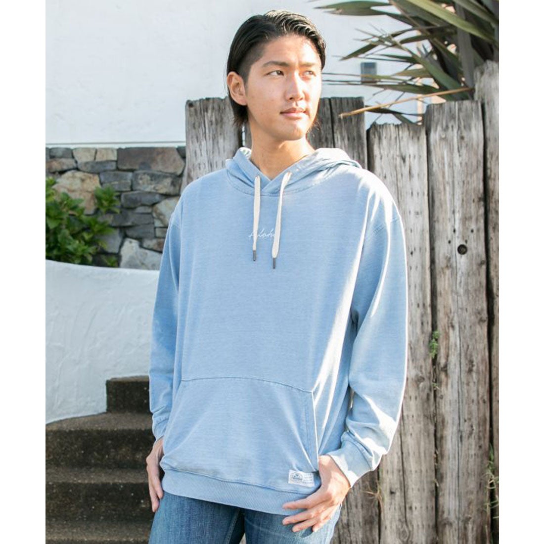 Kahiko】ポルホロMEN'Sパーカー ライトブルー -ファッション通販