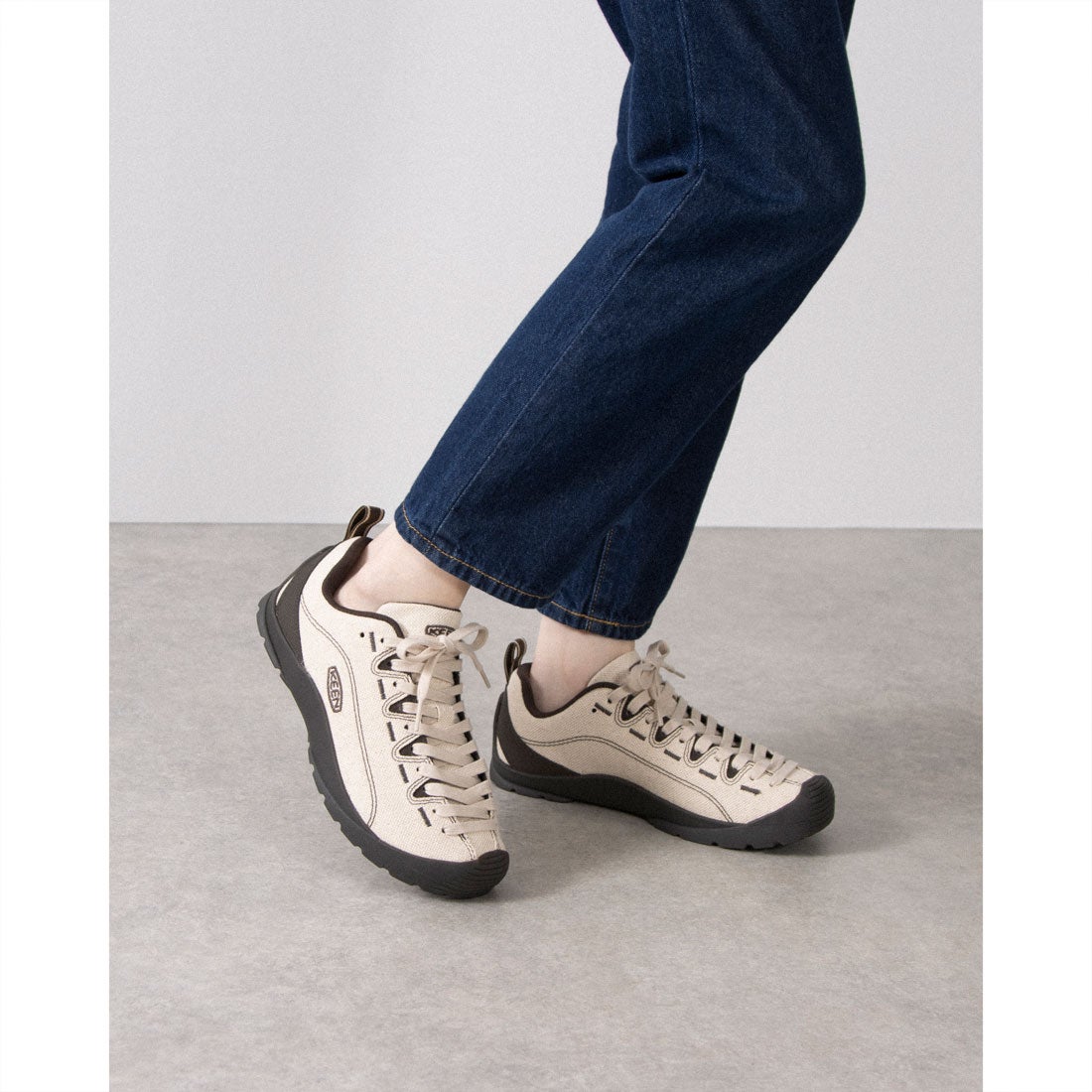 キーン KEEN アウトドアシューズ JASPER CANVAS 1028561 （ナチュラル