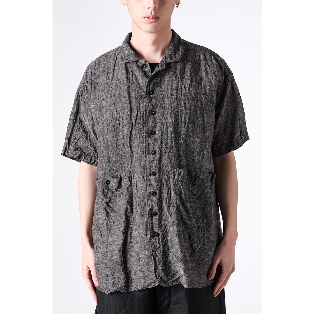 クラシカ KLASICA Back Flap H/S Shirts with Big Pockets （BROWN