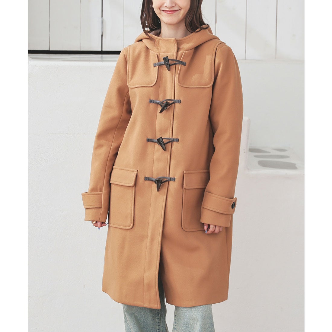 ハニーズ Honeys ロングダッフルコート アウター コート ロングコート