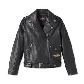 120周年記念Dポケットバイカーレザージャケット -ハーレーダビッドソン