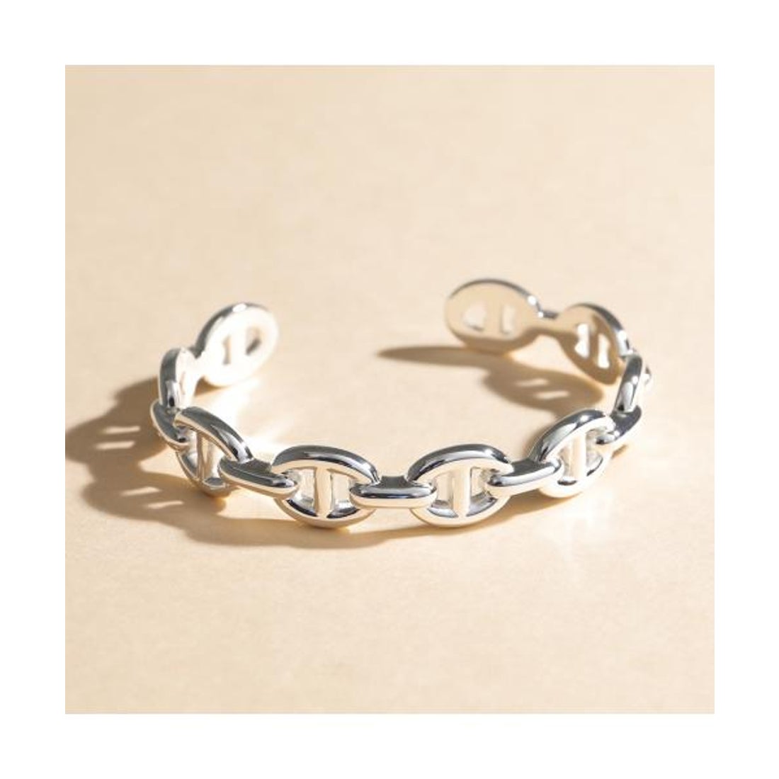 エルメス Hermes HERMES バングル シェーヌダンクル アンシェネ MM