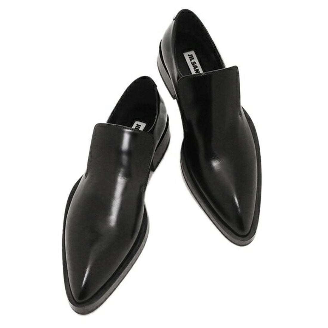 ジルサンダー Jil Sander ローファー ポインテッドトゥ ブラック