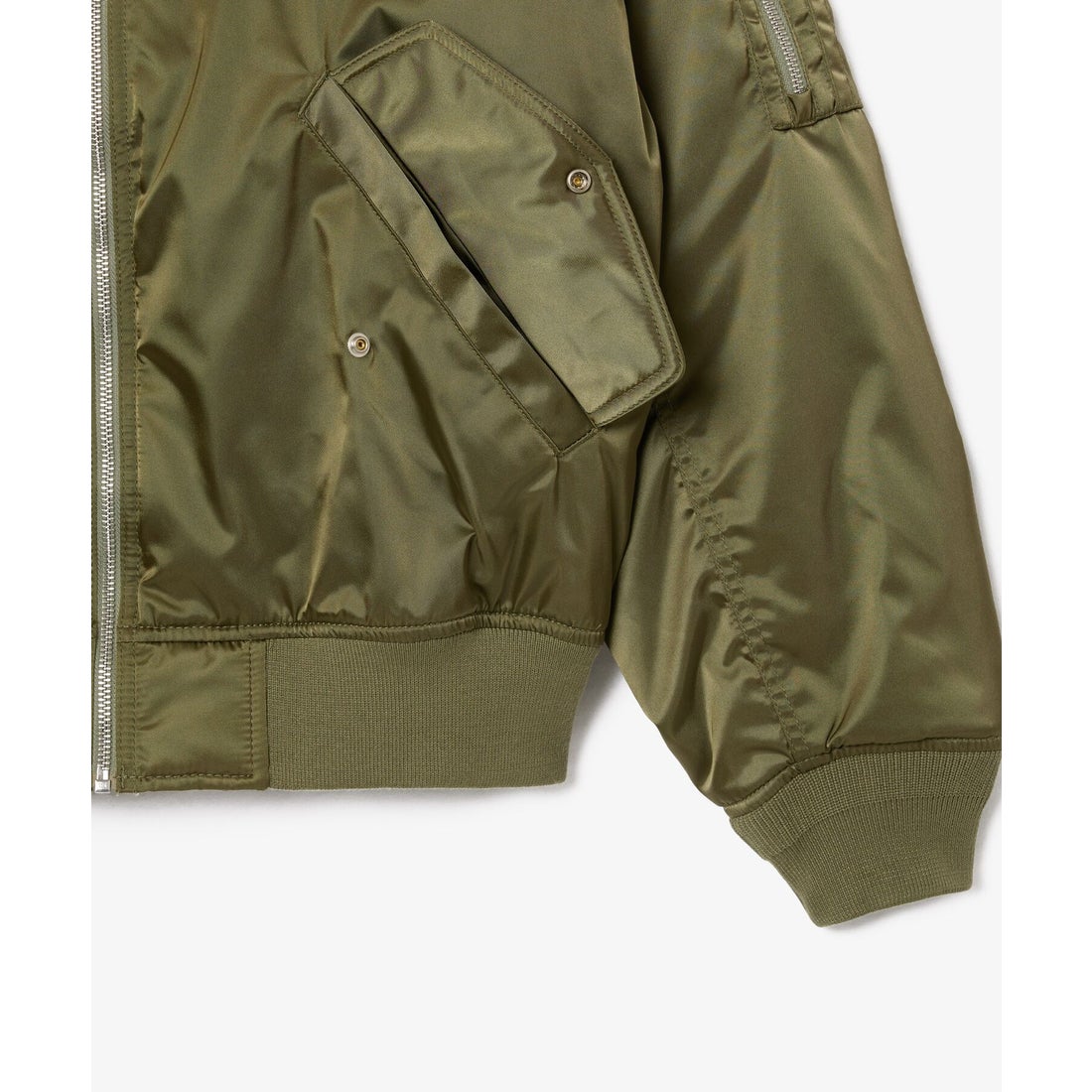 ラコステ LACOSTE 撥水ボンバージャケット（カーキ） -靴