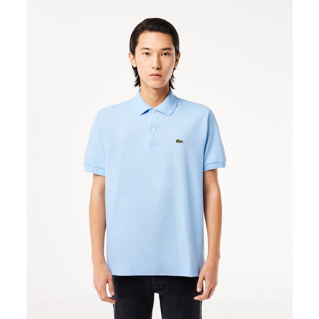 ラコステ LACOSTE 『L.12.12』定番半袖ポロシャツ （サックスブルー