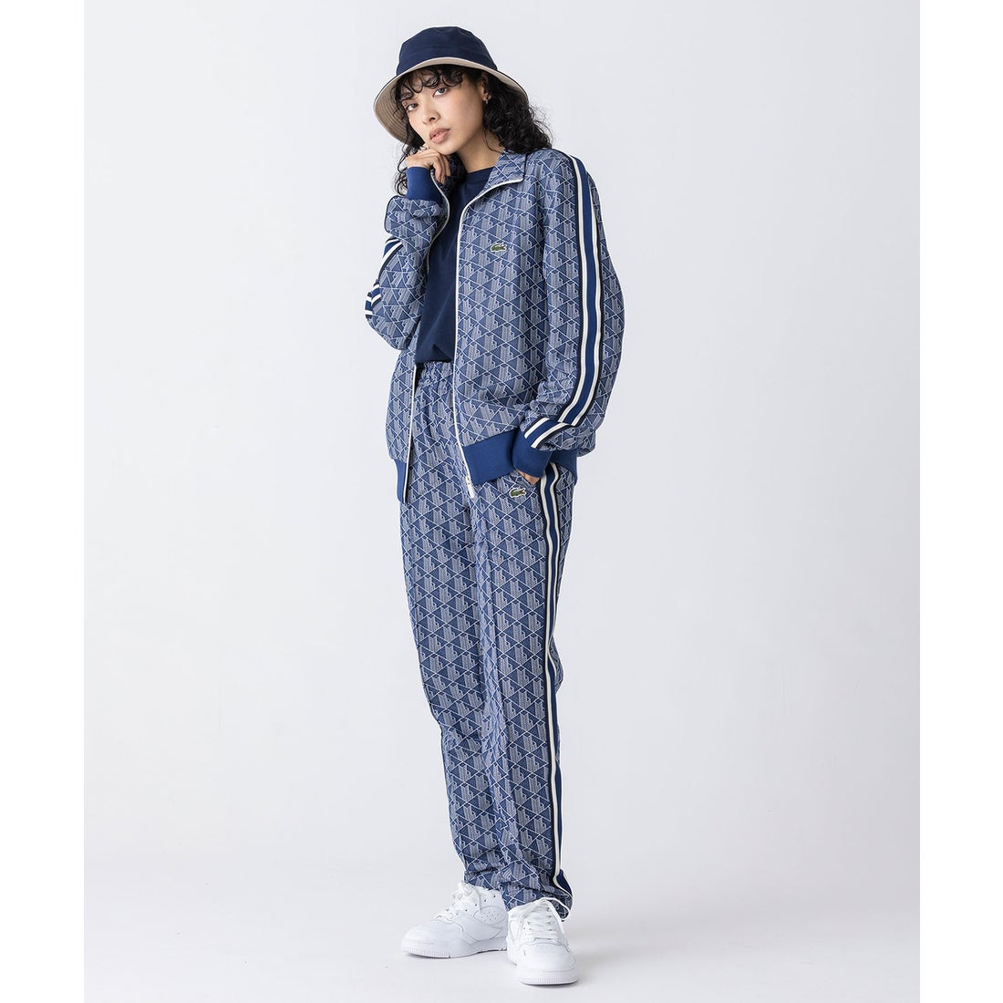 ラコステ LACOSTE モノグラムジャカードトラックジャケット