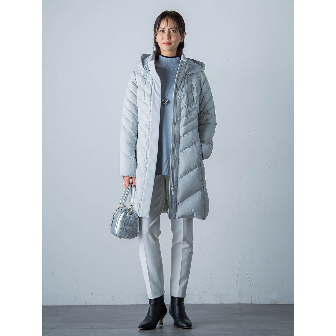 ロートレアモン LAUTREAMONT ストレッチダウンロングコート （ライト