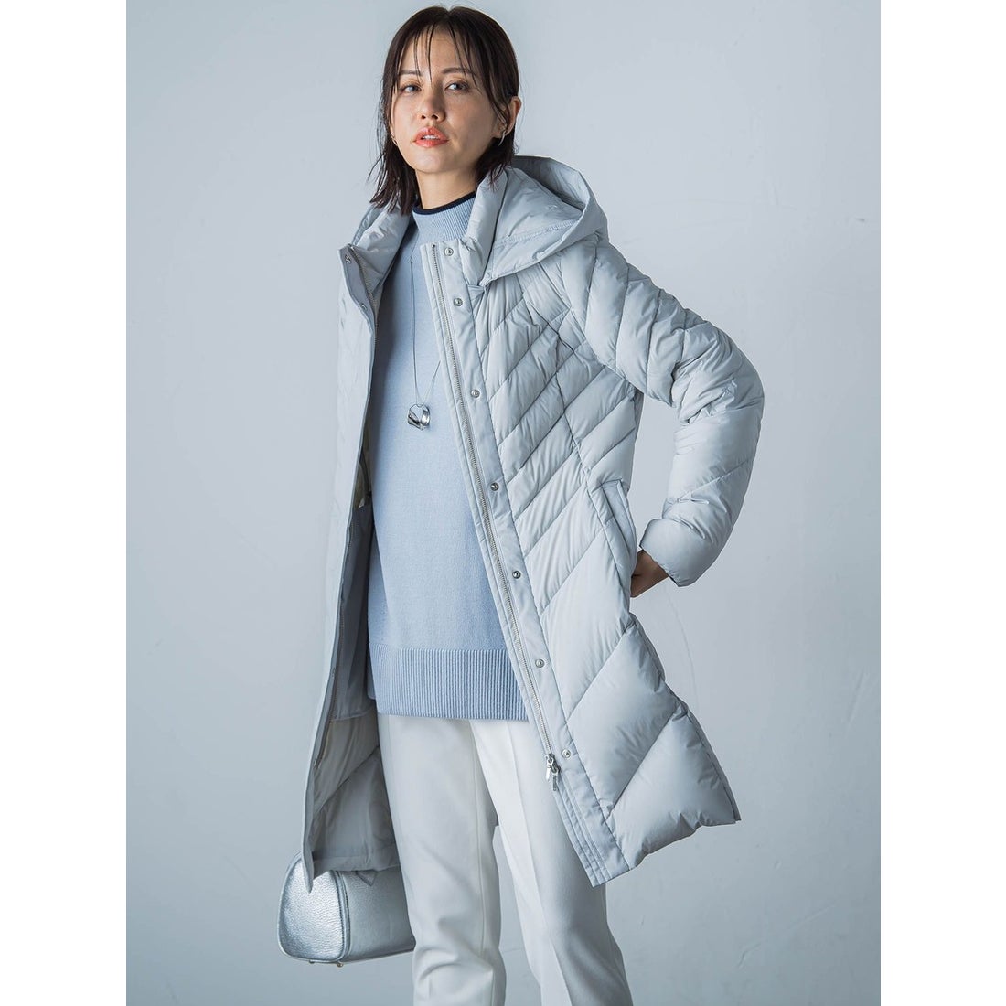 ロートレアモン LAUTREAMONT ストレッチダウンロングコート （ライト