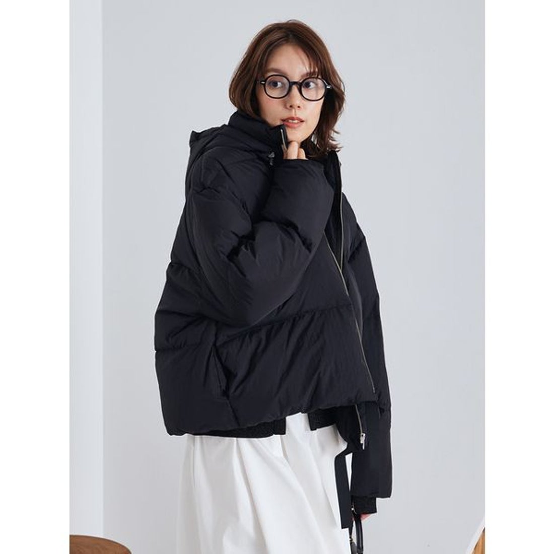 ミラ オーウェン Mila Owen フレンチダウンジャケット （BLK