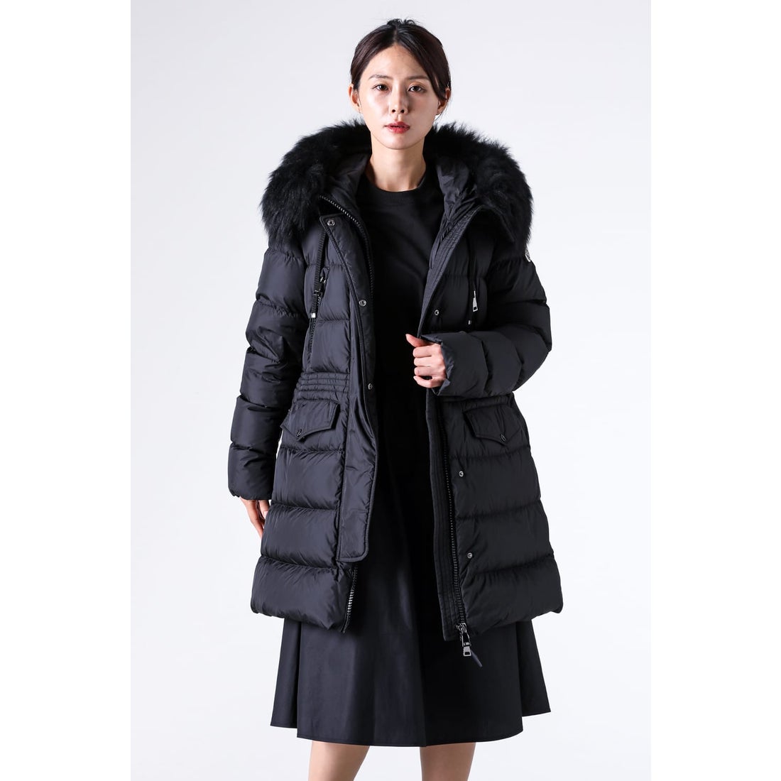 モンクレール MONCLER Aphroti Long Parka Coat （Black
