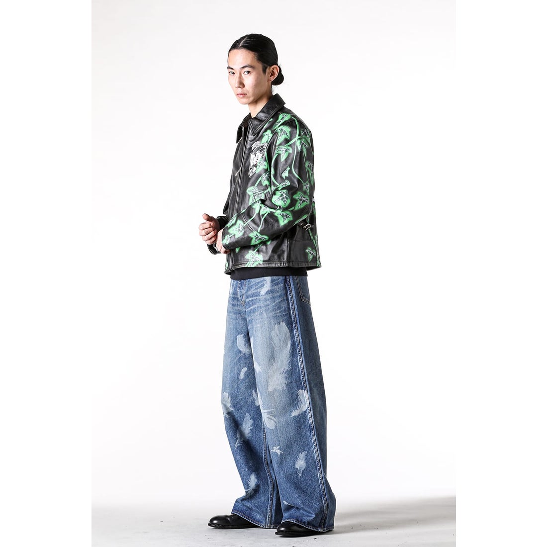 エムエーエスユー MASU MASU X VERDY M.B.C. Leather Sports Jacket