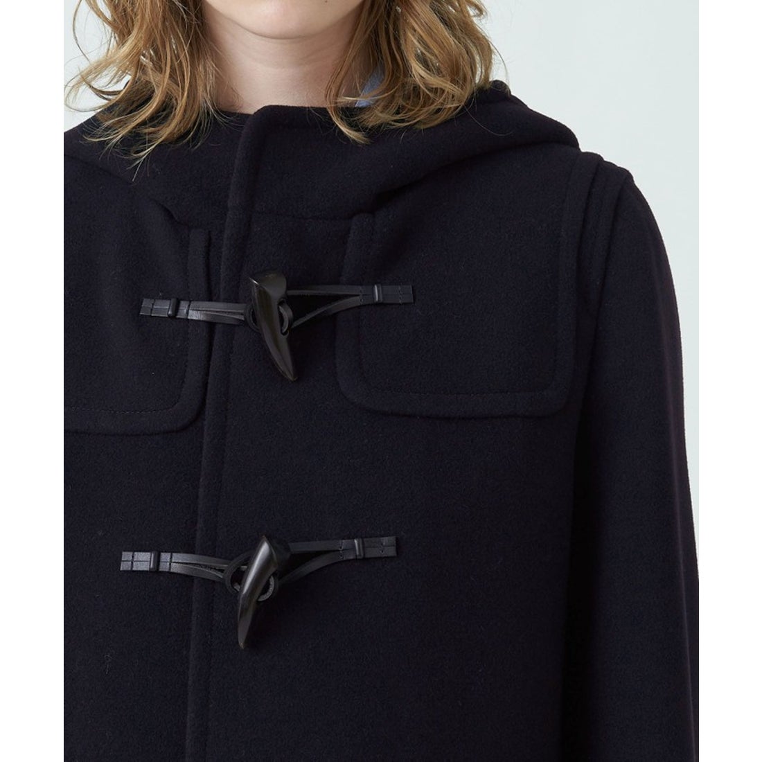 マカフィー MACPHEE ウールメルトン ダッフルコート （69 ネイビー