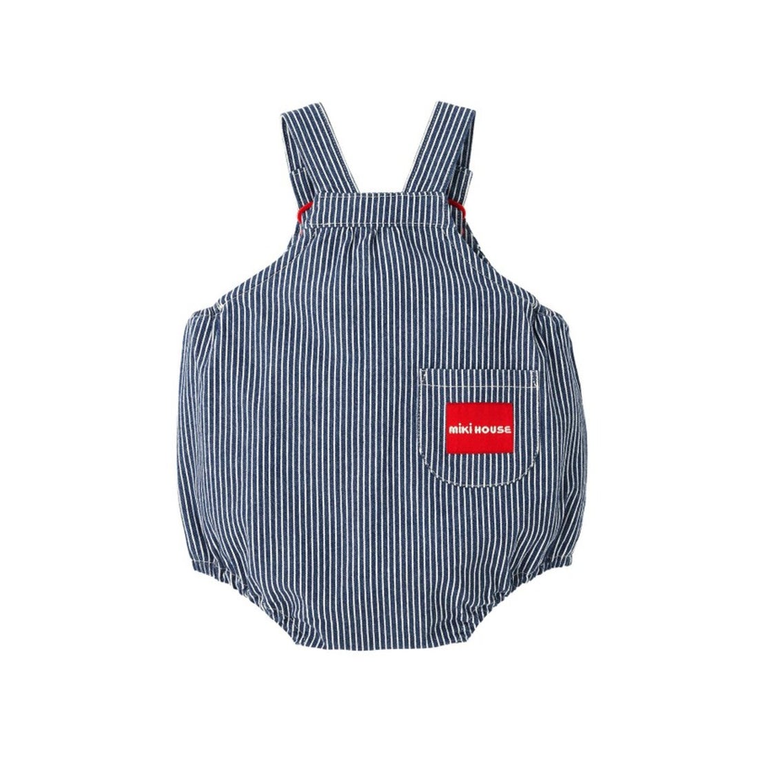 ミキハウス MIKI HOUSE 【ミキハウス】 ロンパース （紺×白
