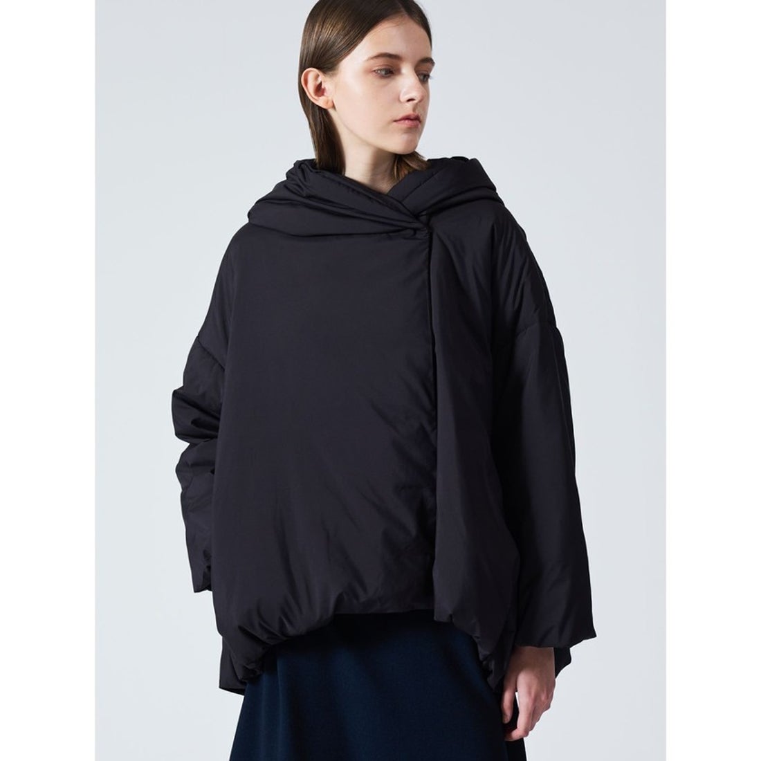 ミズイロインド mizuiro ind mizuiro ind フード付きショートダウン