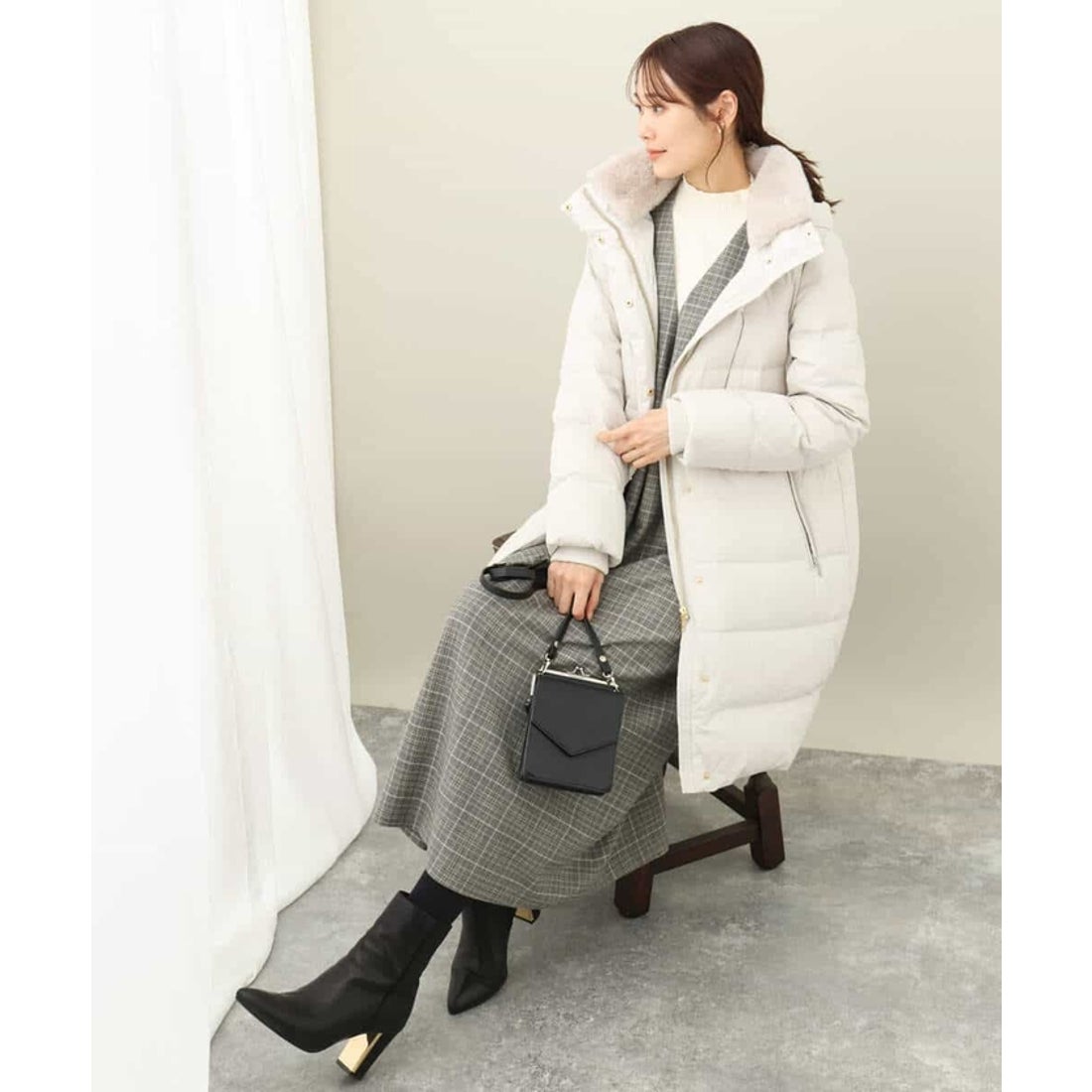エムケー ミッシェルクラン MK MICHEL KLEIN ベーシックタフタロング
