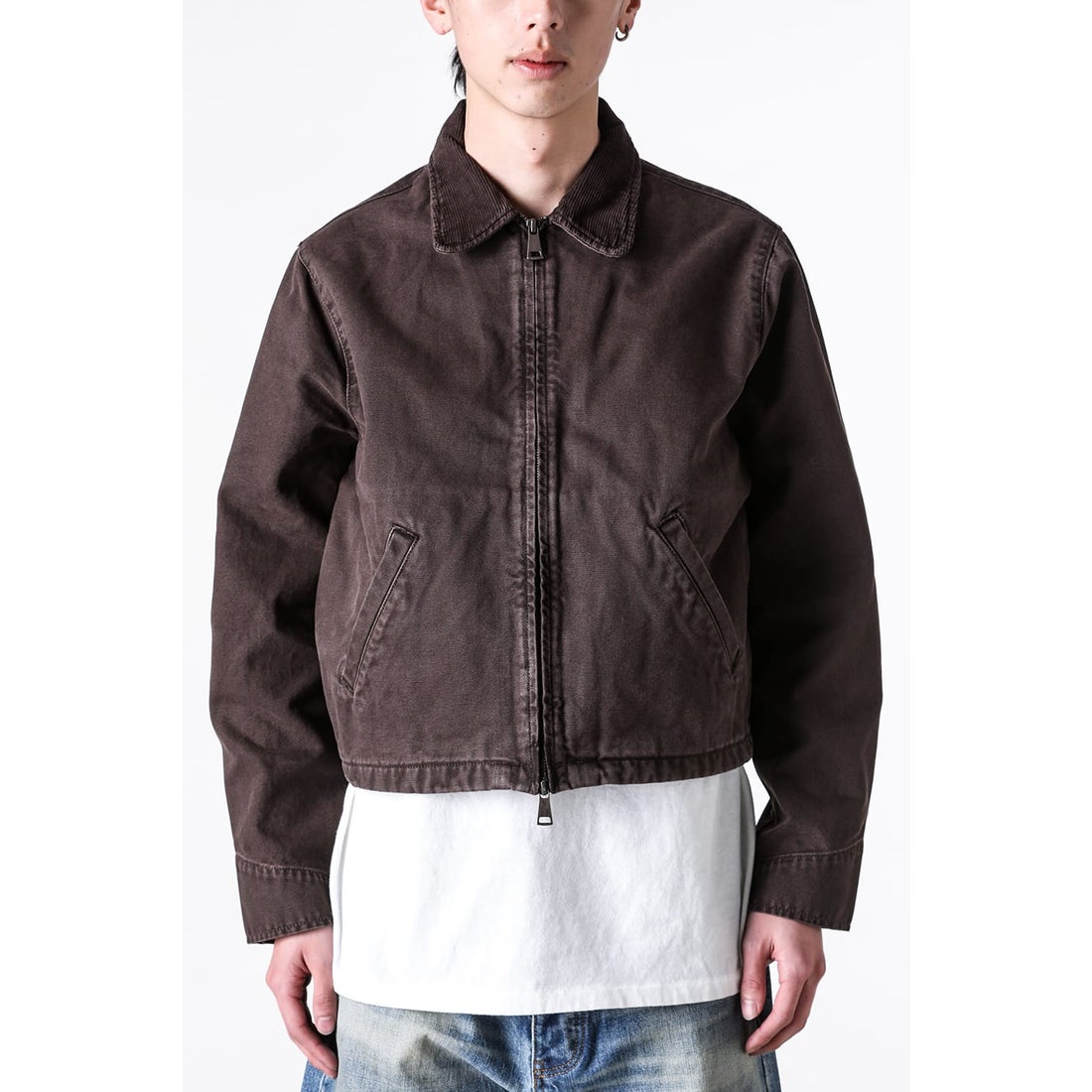 ノーメンテナンス NO MAINTENANCE Brown Mechanic Jacket （Brown