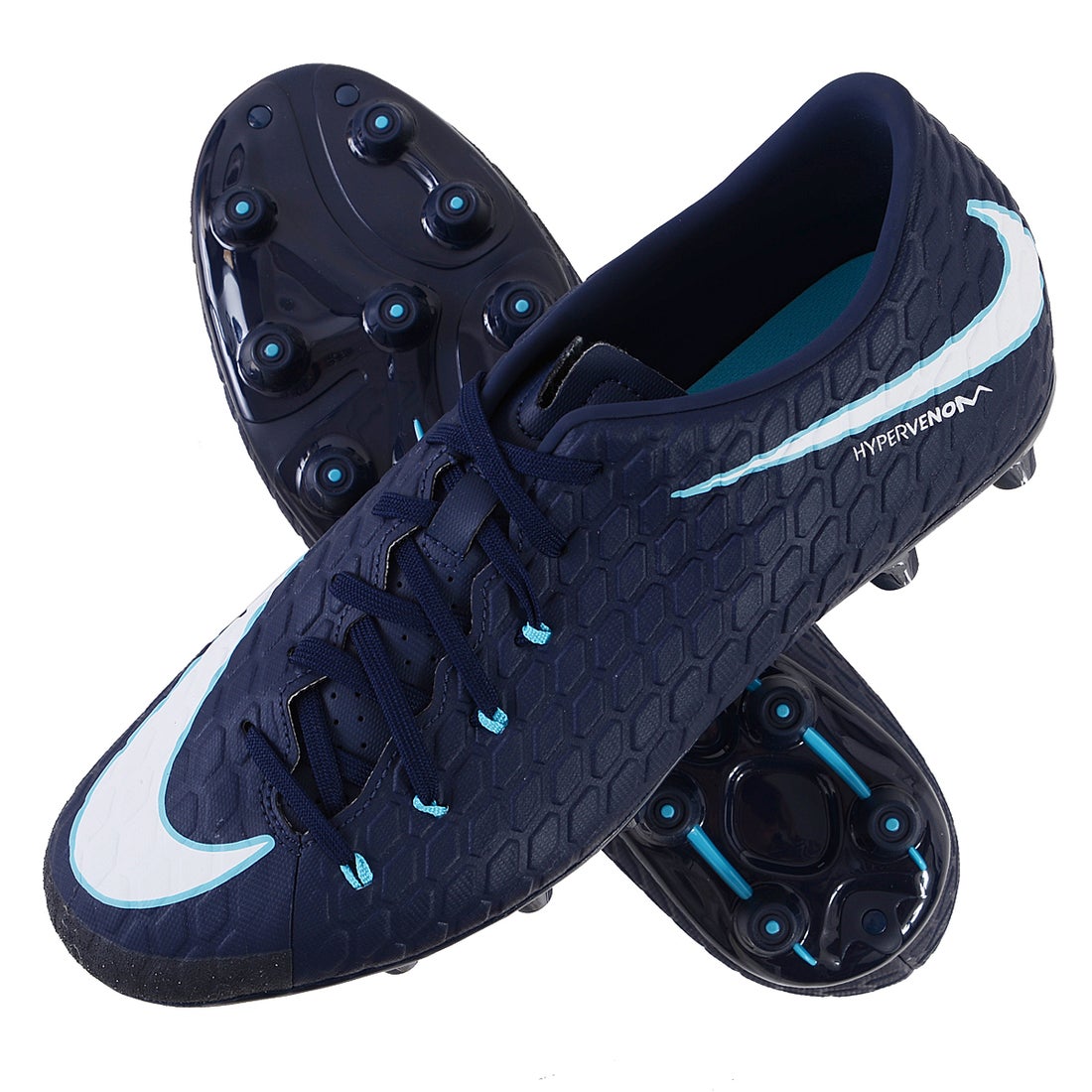 NIKE ナイキ ハイパーヴェノム フェロン Ⅲ HG-E（ネイビー×ホワイト