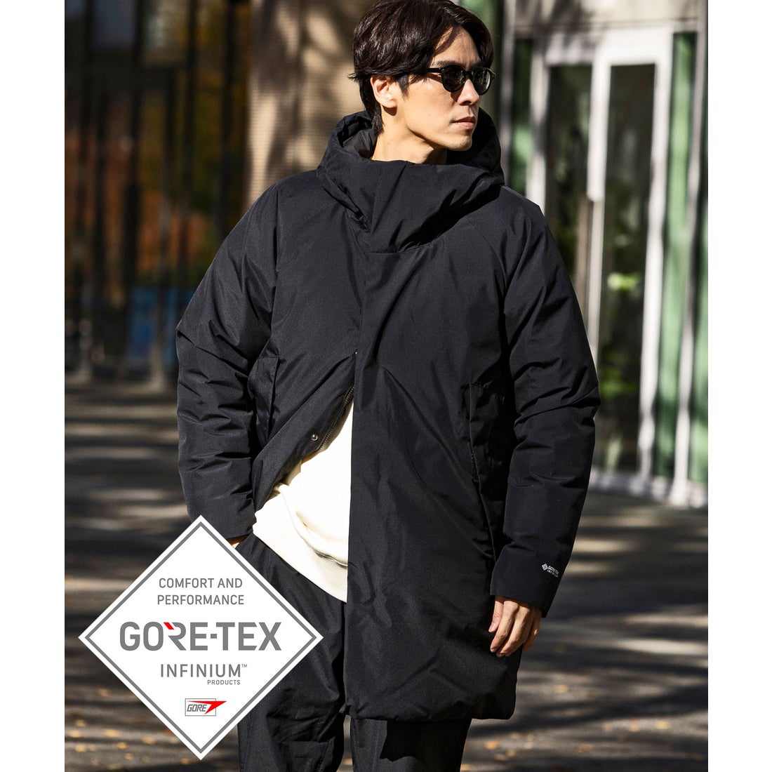 プラスフェニックス +phenix フーディダウンコートGTX / GORE-TEX