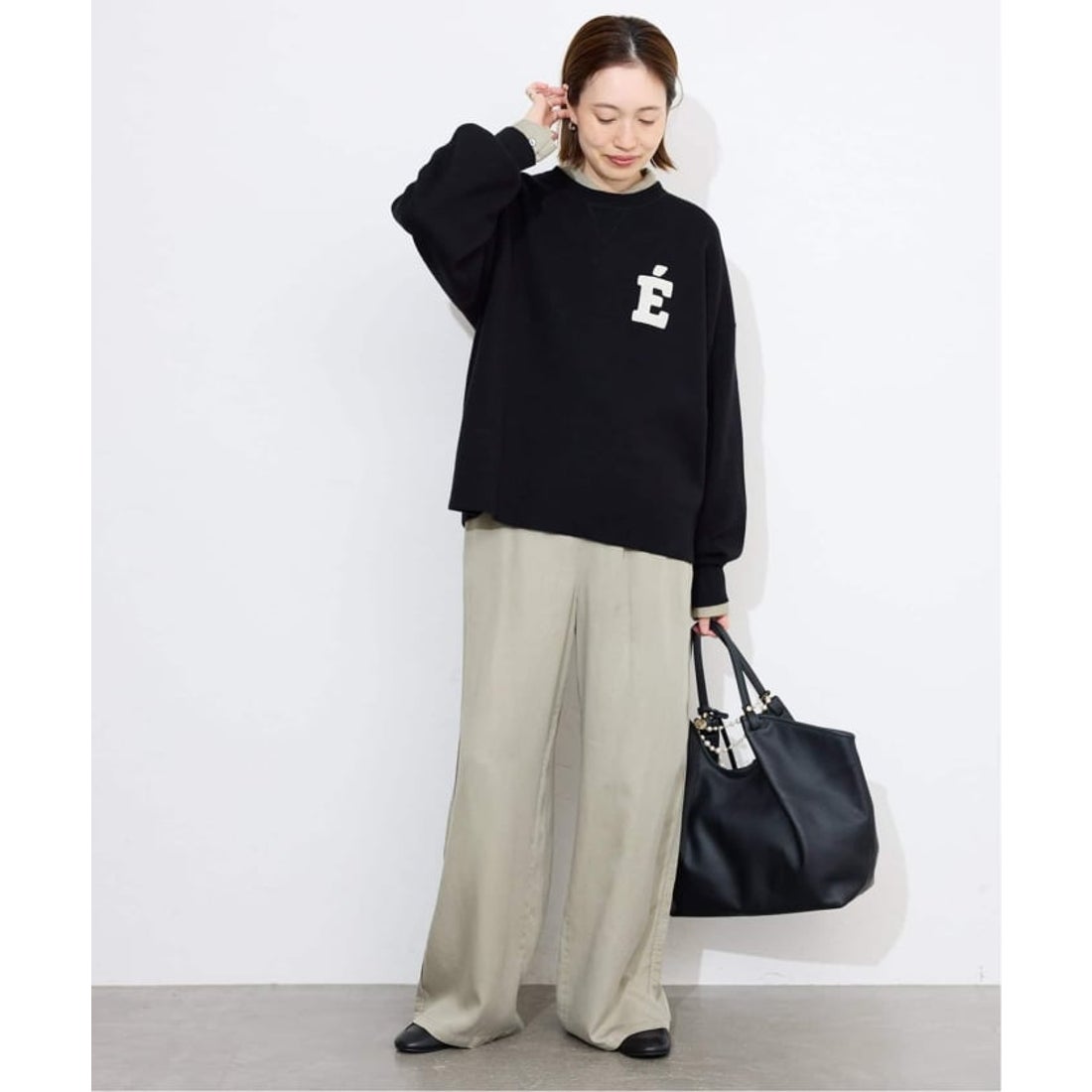 スローブ イエナ SLOBE IENA 《追加2予約》サガラ刺繍スウェットライク