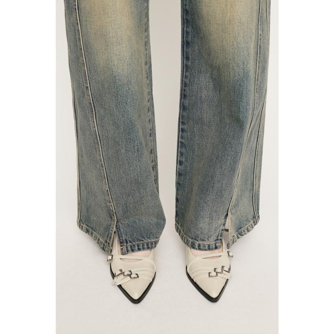 スライ SLY LAYERED STRAIGHT PT－C （BLU） - ファッション通販