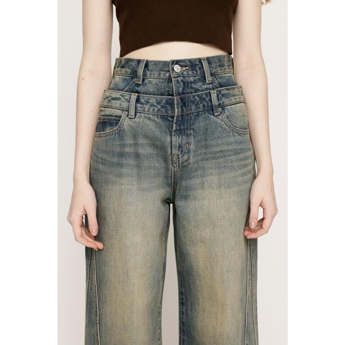 スライ SLY LAYERED STRAIGHT PT－C （BLU） - ファッション通販