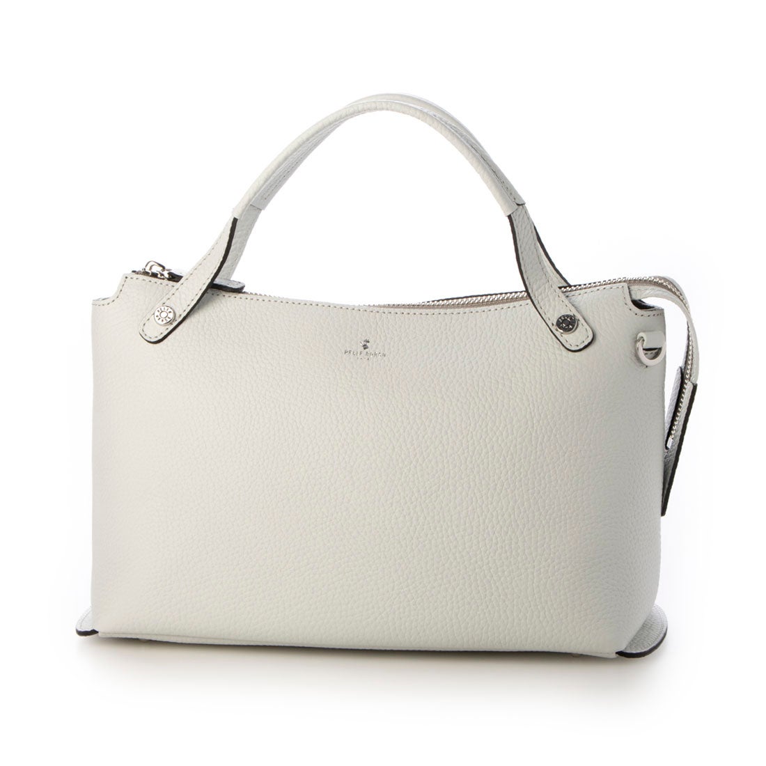 ペレボルサ PELLE BORSA 「レネット」2WAYバッグ （オフホワイト）日本