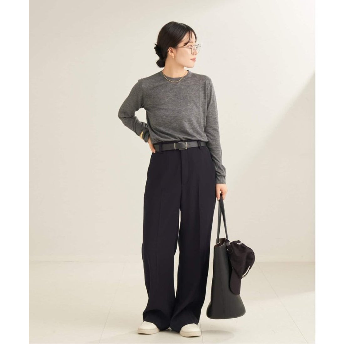 プラージュ Plage 《WEB限定追加》CU WO Fine ニット （ナチュラル