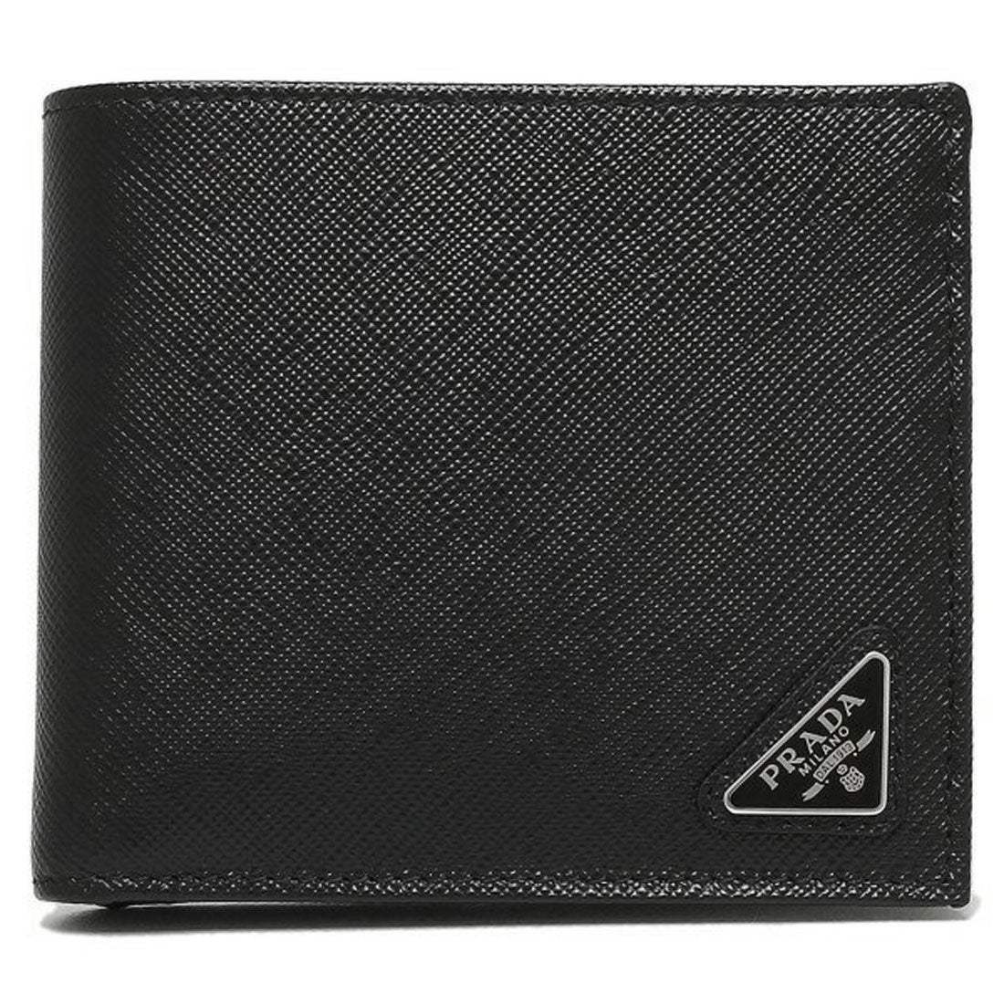 プラダ PRADA メンズ 二つ折り財布 PRADA 2MO738 QHH F0002 ブラック