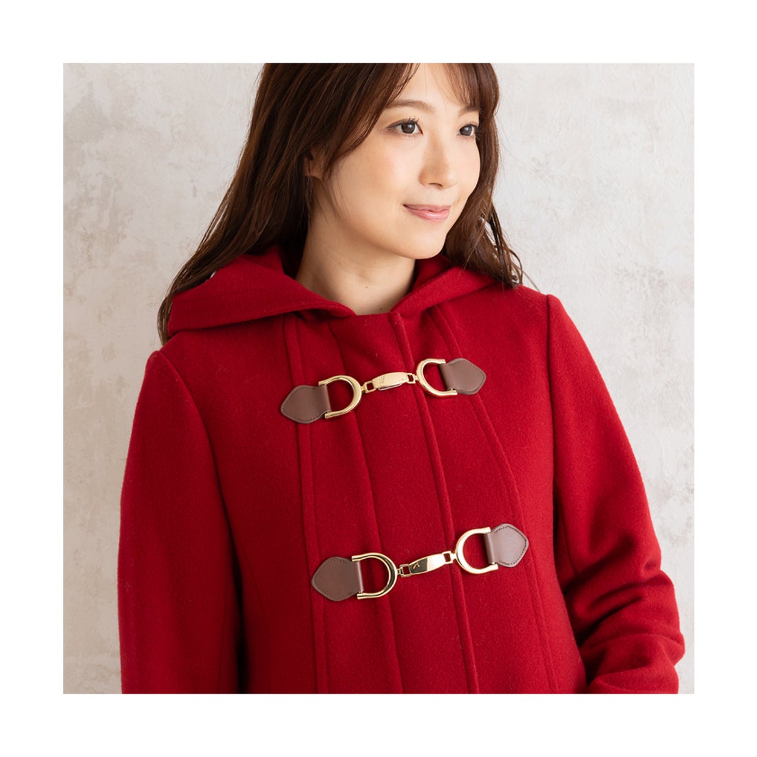 ローズティアラ RoseTiara ダッフルコート （レッド） -靴