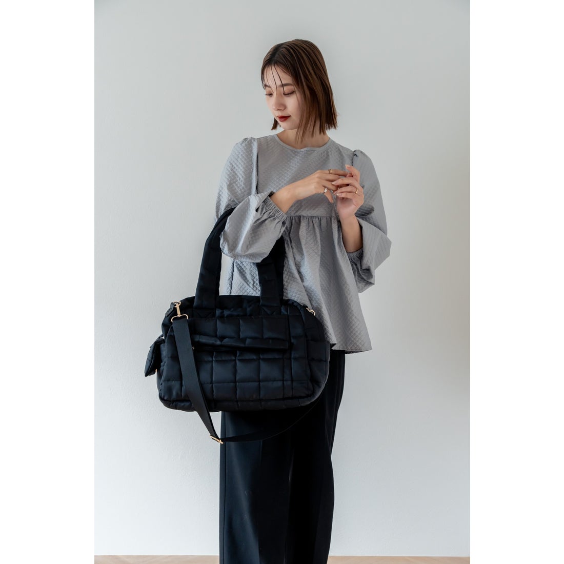 リネーム Rename 【驚きの11ポケット】 キルティング 2way マザーズ