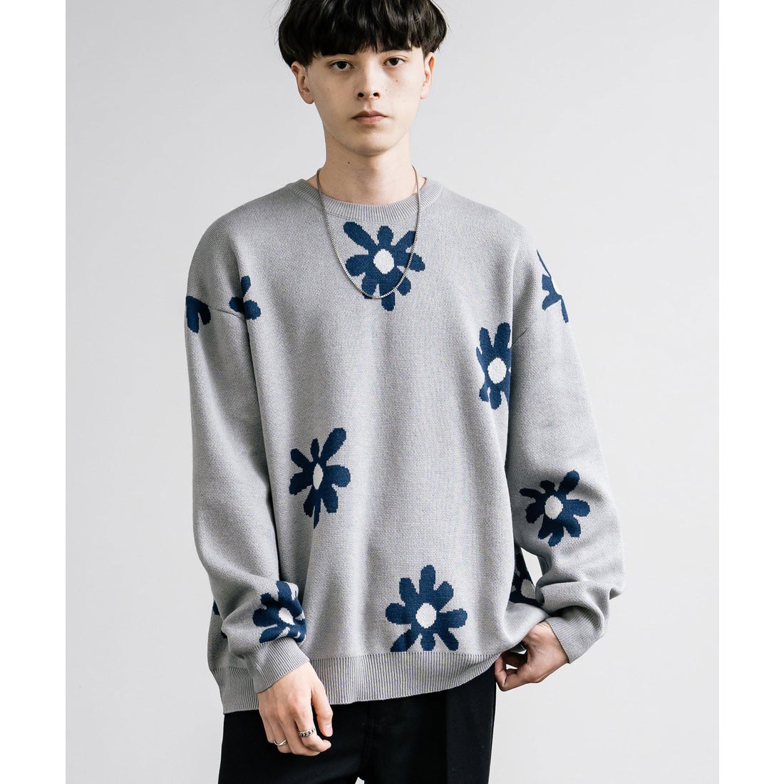 ロッキーモンロー Rocky Monroe ニット セーター ダブルジャガード