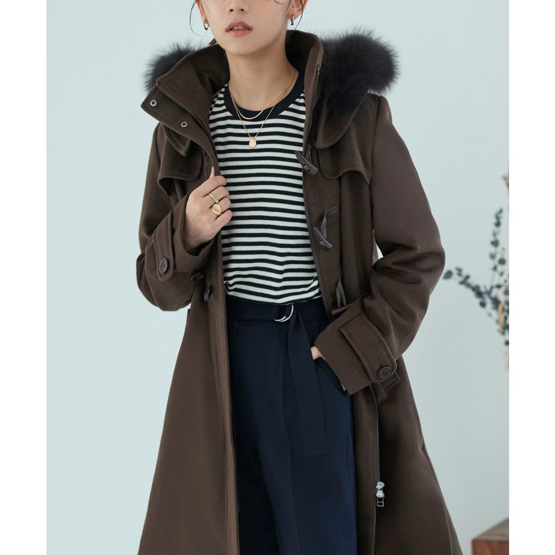 ルイルエブティック RUIRUE BOUTIQUE Super120'sウール フォックス