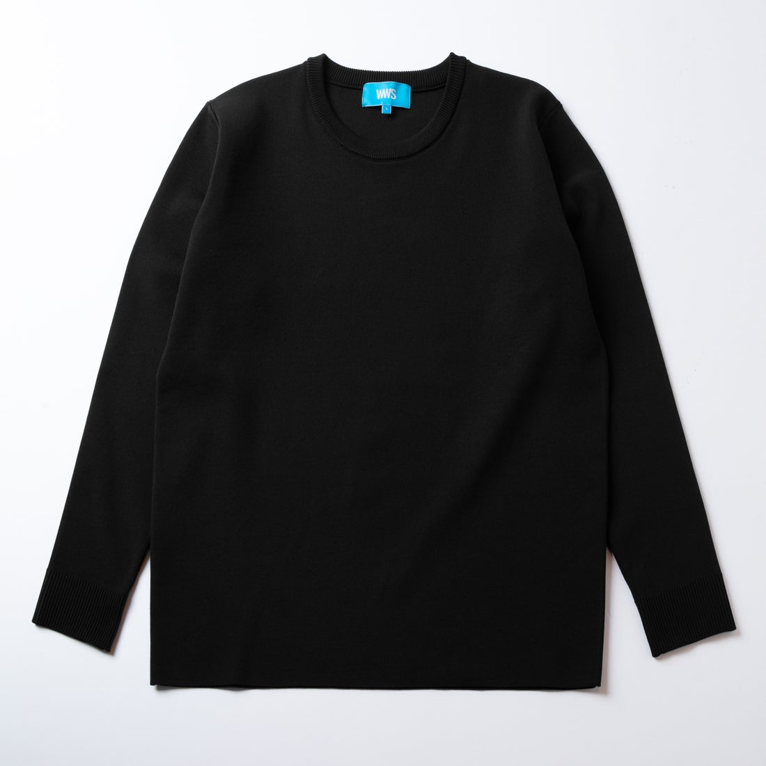 洗えるストレッチニット （ブラック） -WWSワークウェアスーツ公式