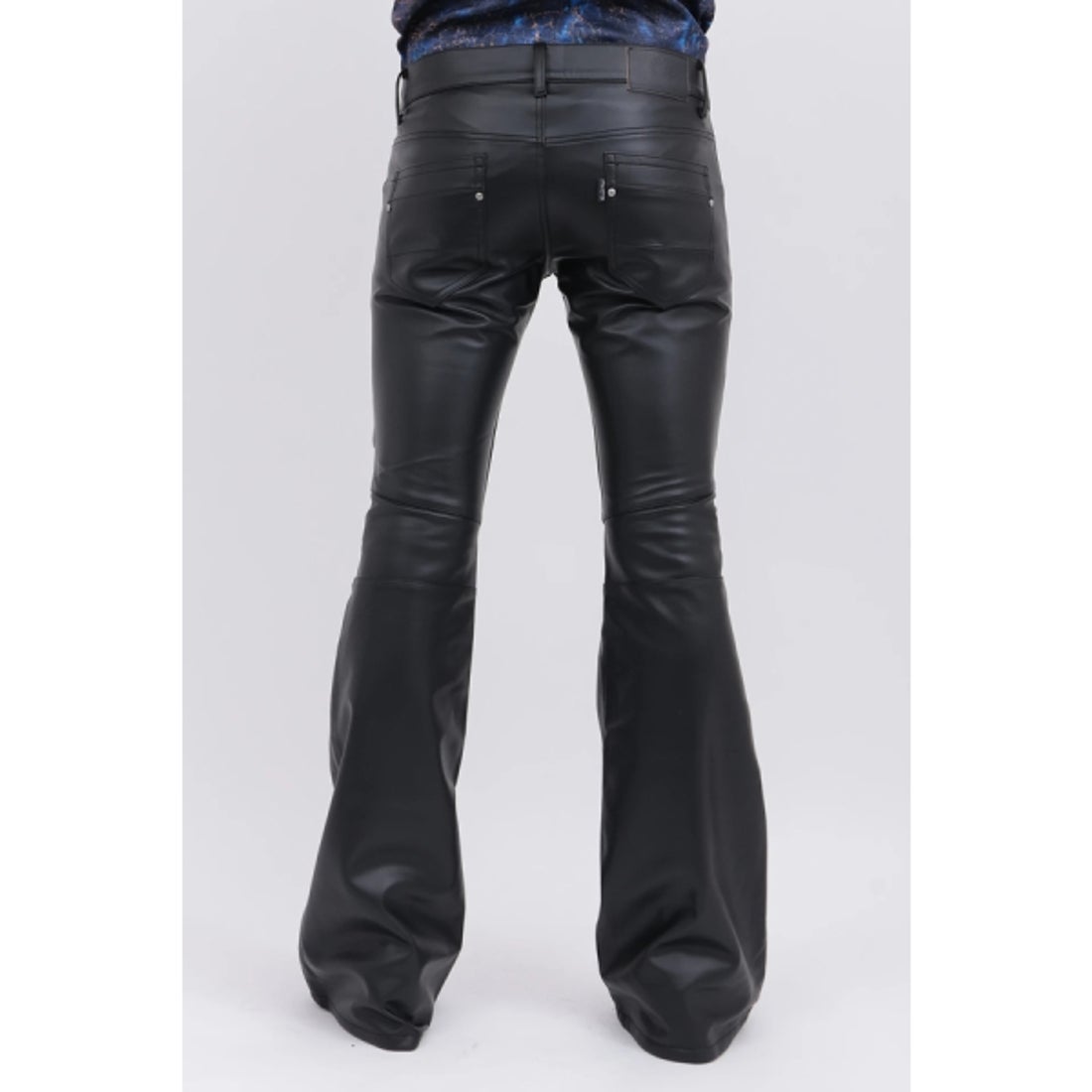 トルネードマート TORNADO MART ストレッチレザーベルボトム