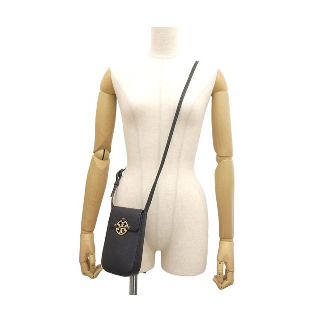 トリーバーチ TORY BURCH スマホショルダー （ブラック） -waja bazar